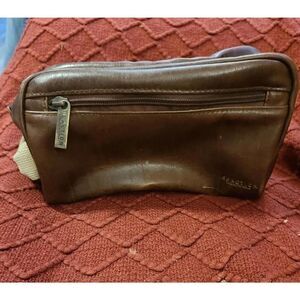 Kenneth Cole Reaction Travel Bag Brown Leather